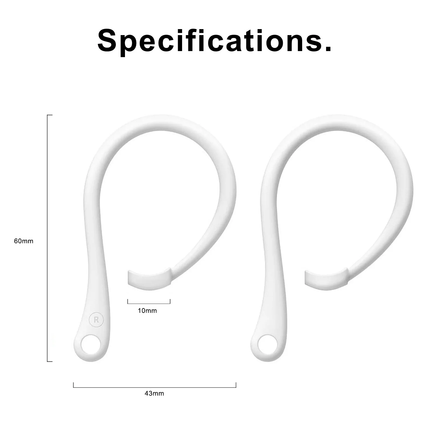 Bluetooth Earphone Silicone Earhook For Airpods 4 3 Pro 2 1 Earpods Loop Clip Headset Ear Hook Replacement Headphone Accessories