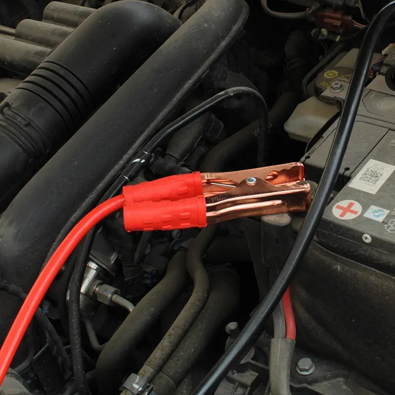 Car Battery Jump Cable 1.8M/2M 500A Double-ended with Clamps Jump Starter Clip Jumper Cable Clip Jumper Cables