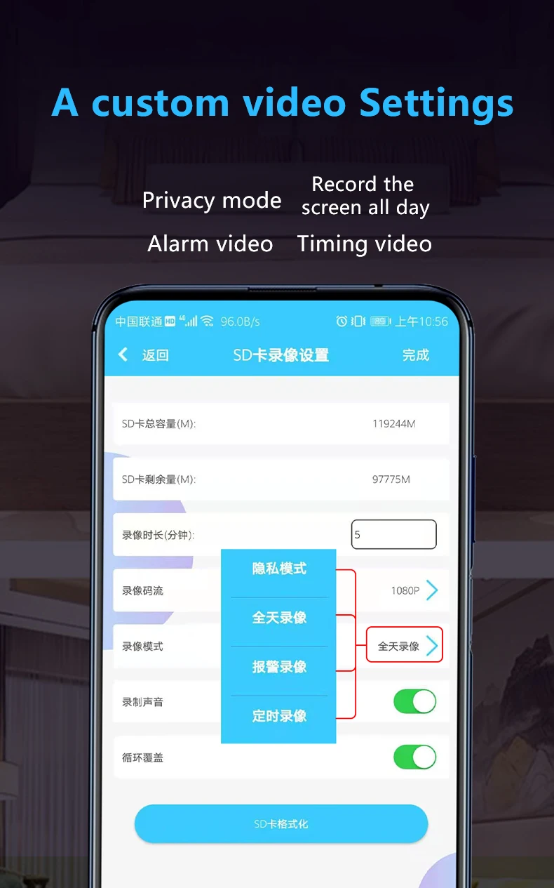 Kamera zeigt kompakte Bauweise