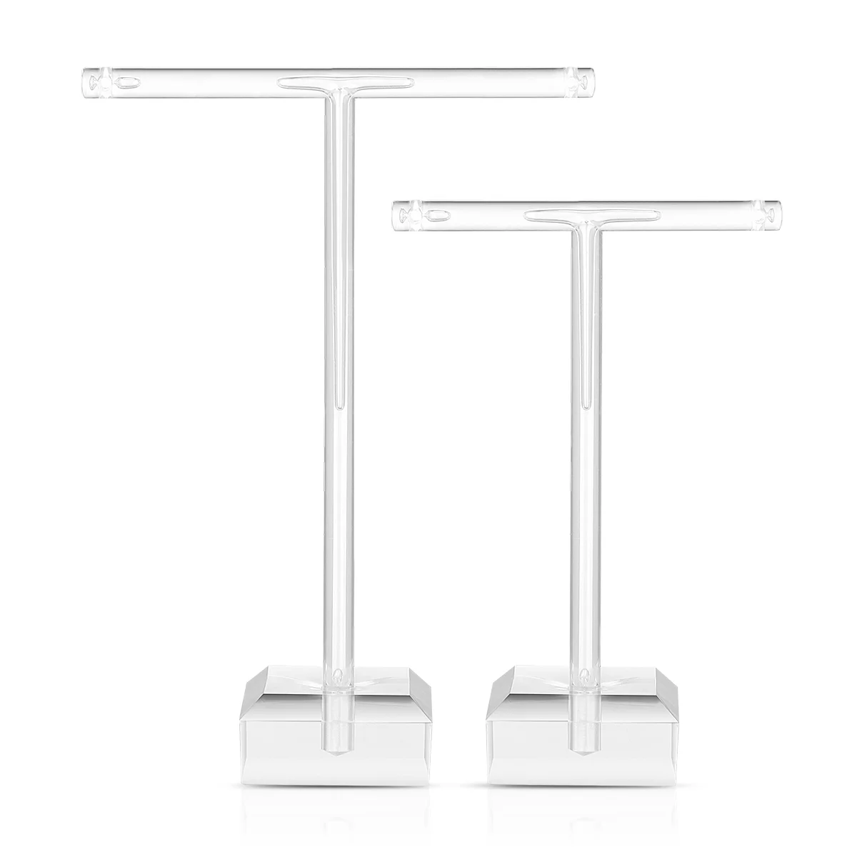

Earring Display Cards with Bags Organizer Necklace Acrylic Holder Stand Shelves