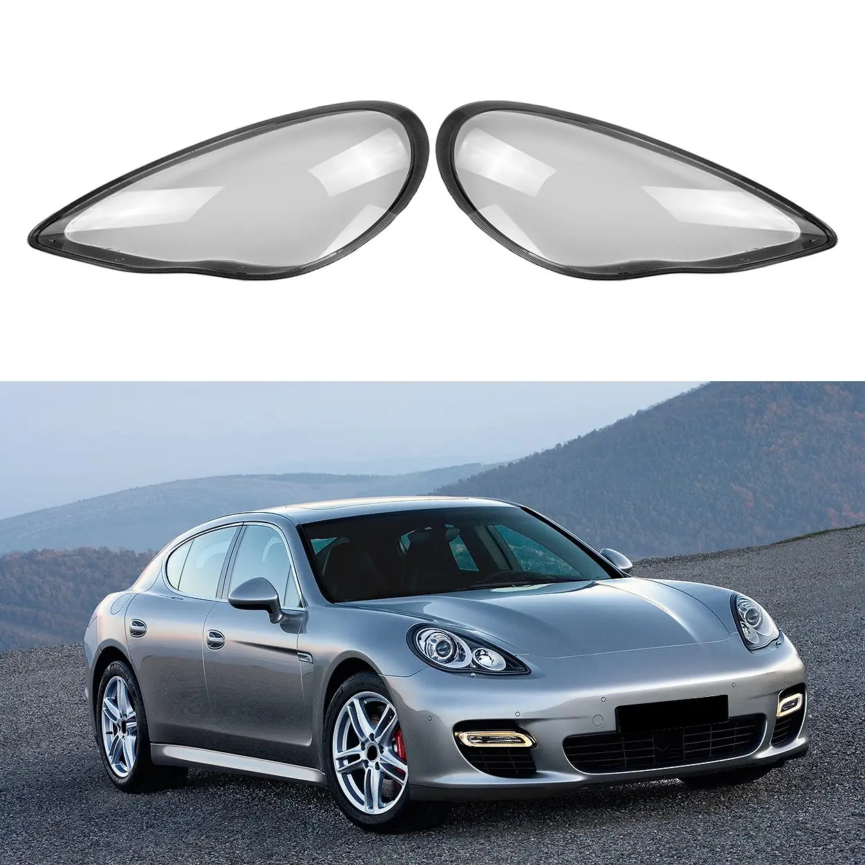 

Чехол для левой фары Porsche Panamera 2010-2013, прозрачная крышка для объектива