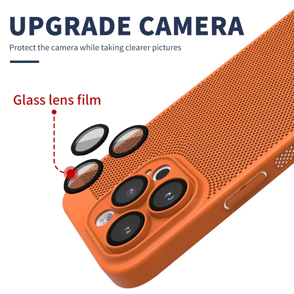 Breathable Heat Dissipation Cooling Case - Premium PC Hard Back Cover