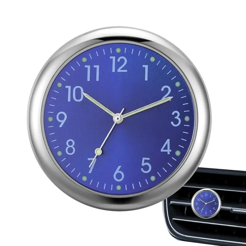 Mini Orologi Luminosi Per Auto Vent Watch, Stick On Dashboard Car Clock, Mini Tiny Small Luminous Car Orologi Analogici Watch Per Auto Boat