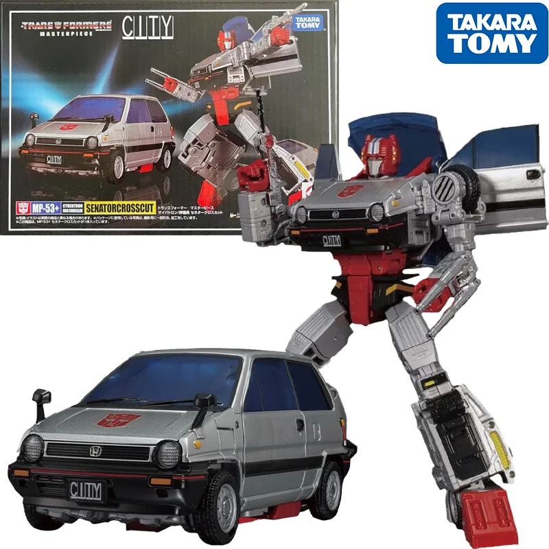 In Magazzino Original Takara Tomy Transformers Capolavoro Mp-53 + Crosscut Robot Anime Figure Action Model Giocattoli Da Collezione Regalo