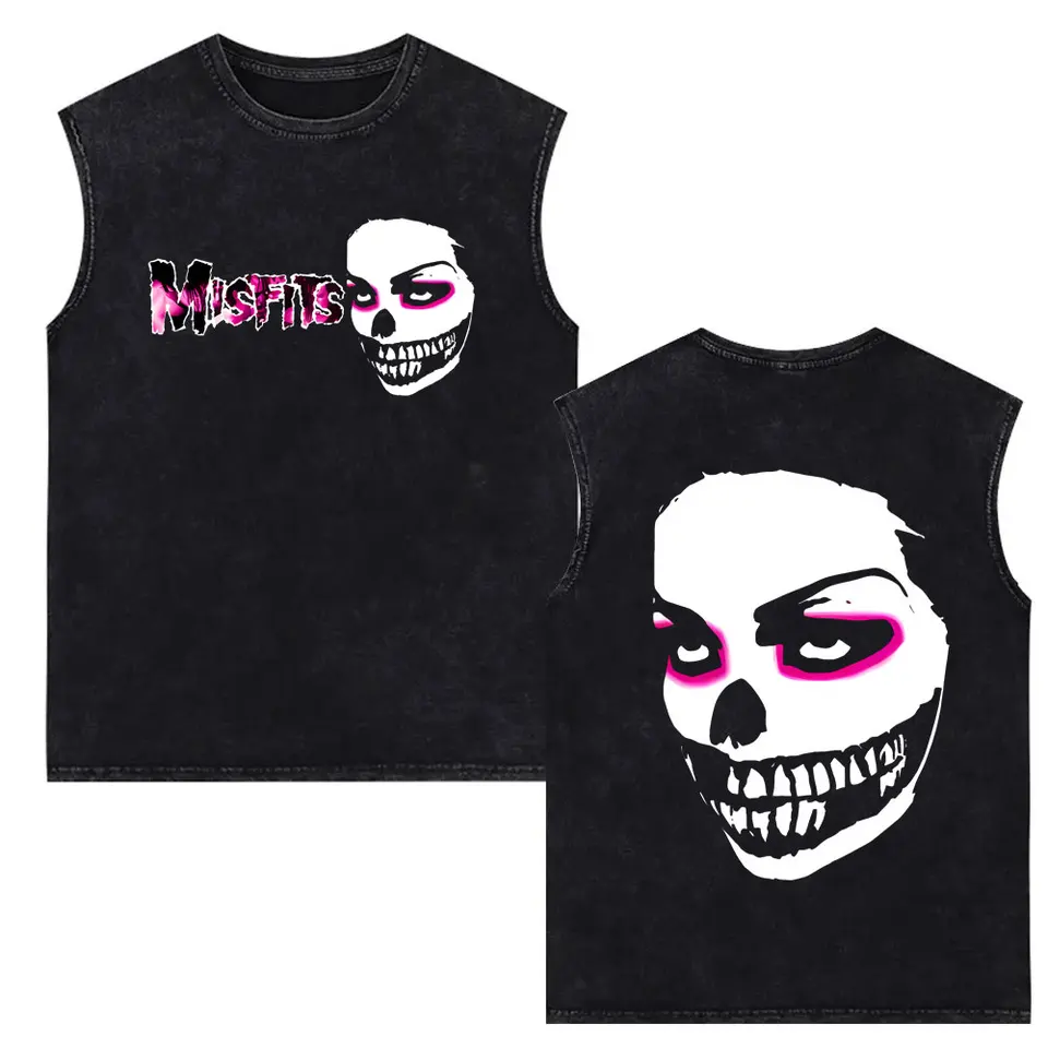 Horror Punk Misfits 20 Years of Terror Skull Rock Washed