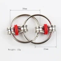 Creative Antistress Toys Metal Decompression Chain Fidget Toys for Autism ADHD Stress Relief Hands Funny Keychain for Kids Adult 2