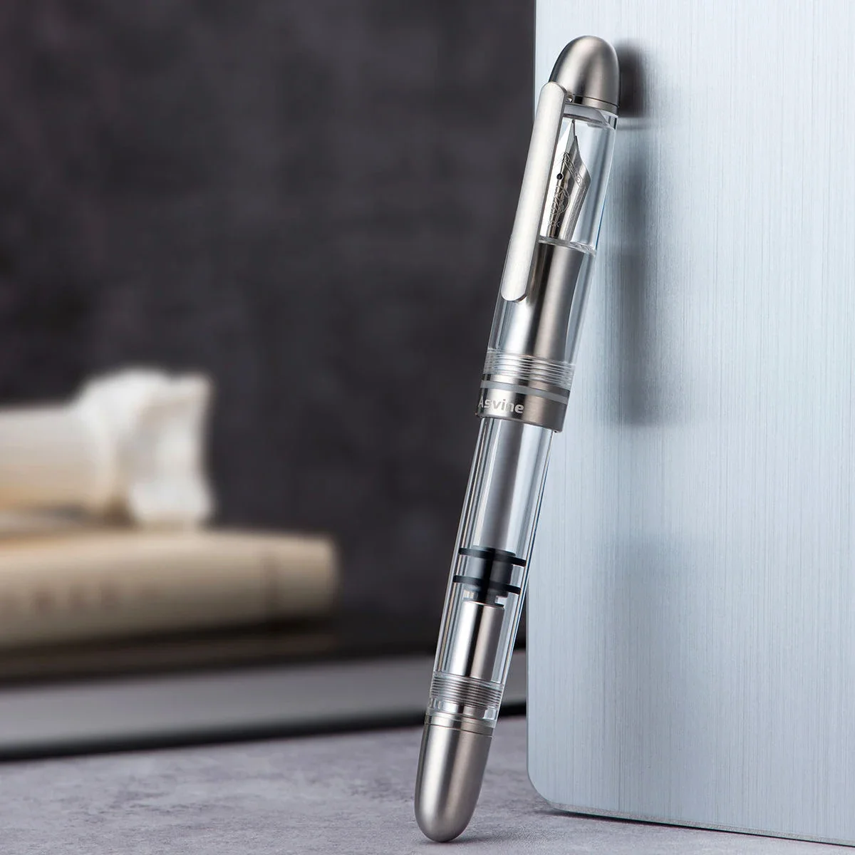 筆記具 Asvine V200 EF BOCK Amazon.com : Asvine V200 Titanium Fountain Pen Vacuum