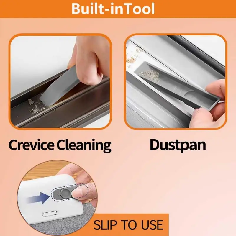 2 in 1 Groove Cleaning Tool,Window Frame,Door Groove Cleaning Brush,Sliding Door Track Tools,Hand-held Crevice Cleaner