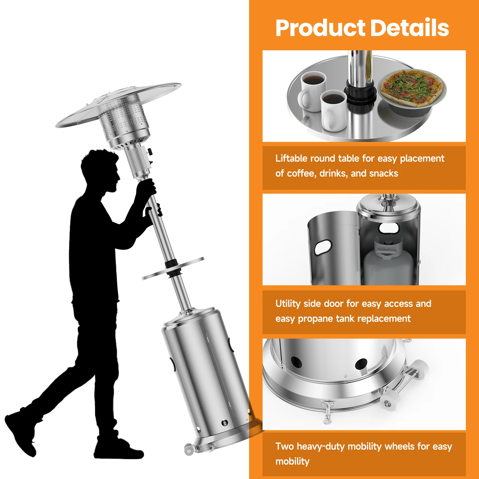 Umbrella Propane Patio Heater 5