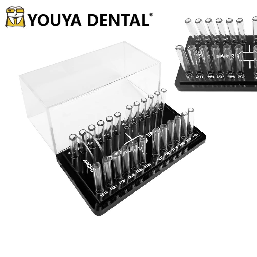 

Dental Rectangular Arch Wires Organizer Holder Storage Box for Placing Orthodontic Arch Wire Dentistry Lab Material