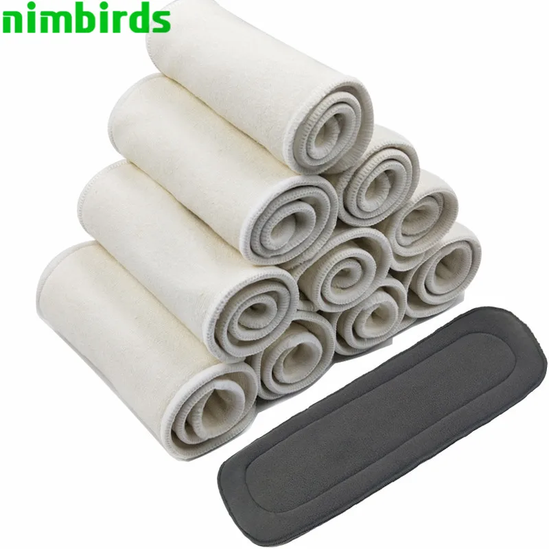 Organic Hemp Insert Reusable Cloth Diaper Changing Liners Super