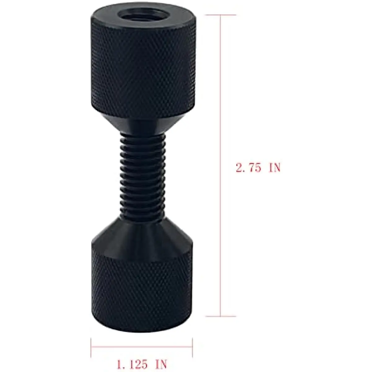 1-1/8" Two Hole Alignment Pin Set Carbon Steel Black (2 Pack)