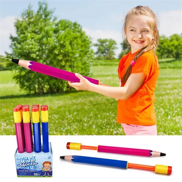 17" Jumbo Pencil Water Gun Water Soaker Water Shooter Pool Beach Pump Gun Toy Summer Outdoor Kids Toy 1
