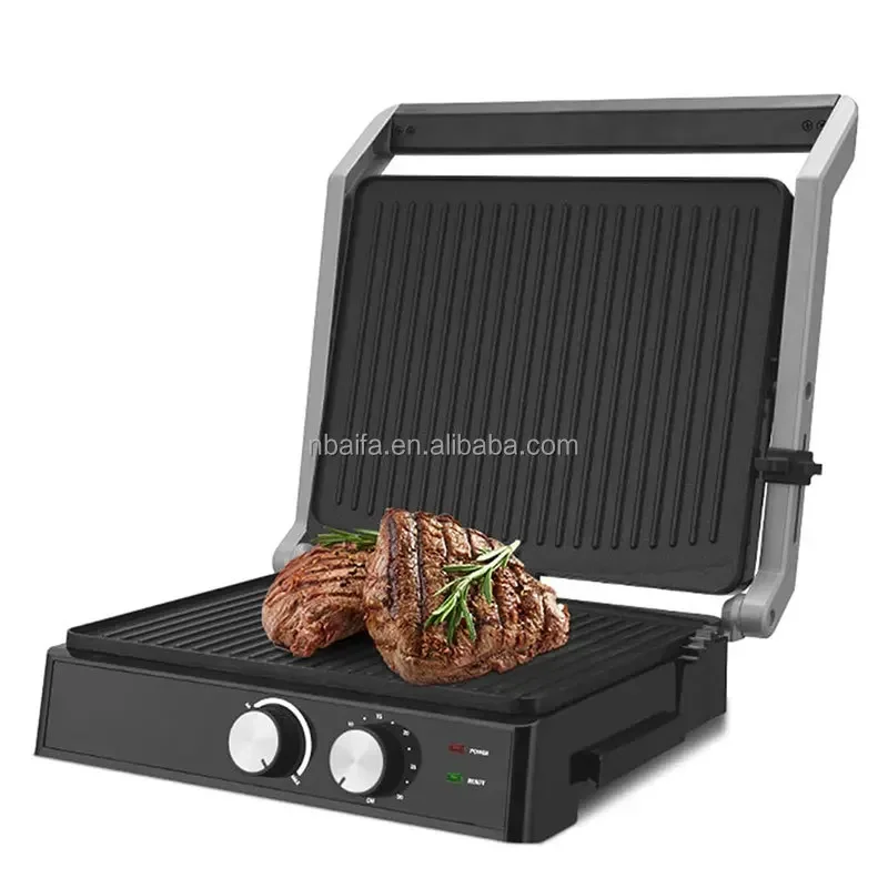 Aifa 3 in 1 Family Sandwich Toaster 4 Slice Waffle Maker Panini Press Deep Filled Removable Plates with Non-Stick Coating