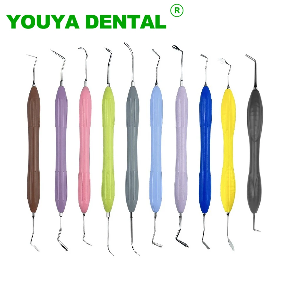 Dentista Colocación Dental Relleno Rtaurar Diente Utilizando Pinzas Dental Cuidado