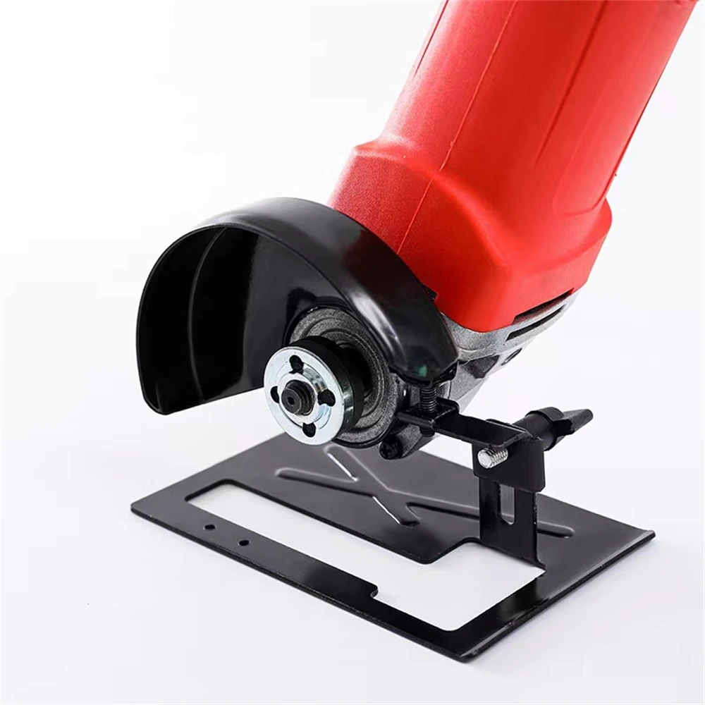 

Protective Angle Grinder Balance Base Protective Cover Metal Woodworking Tools Sturdy Metal Stand Woodworking Adjustable