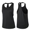 Customize LOGO Quick Dry Sport Vest Women Summer Breathable Mesh Yoga Tank Tops Loose Sleeveless Running Jogging Shirt Female 3