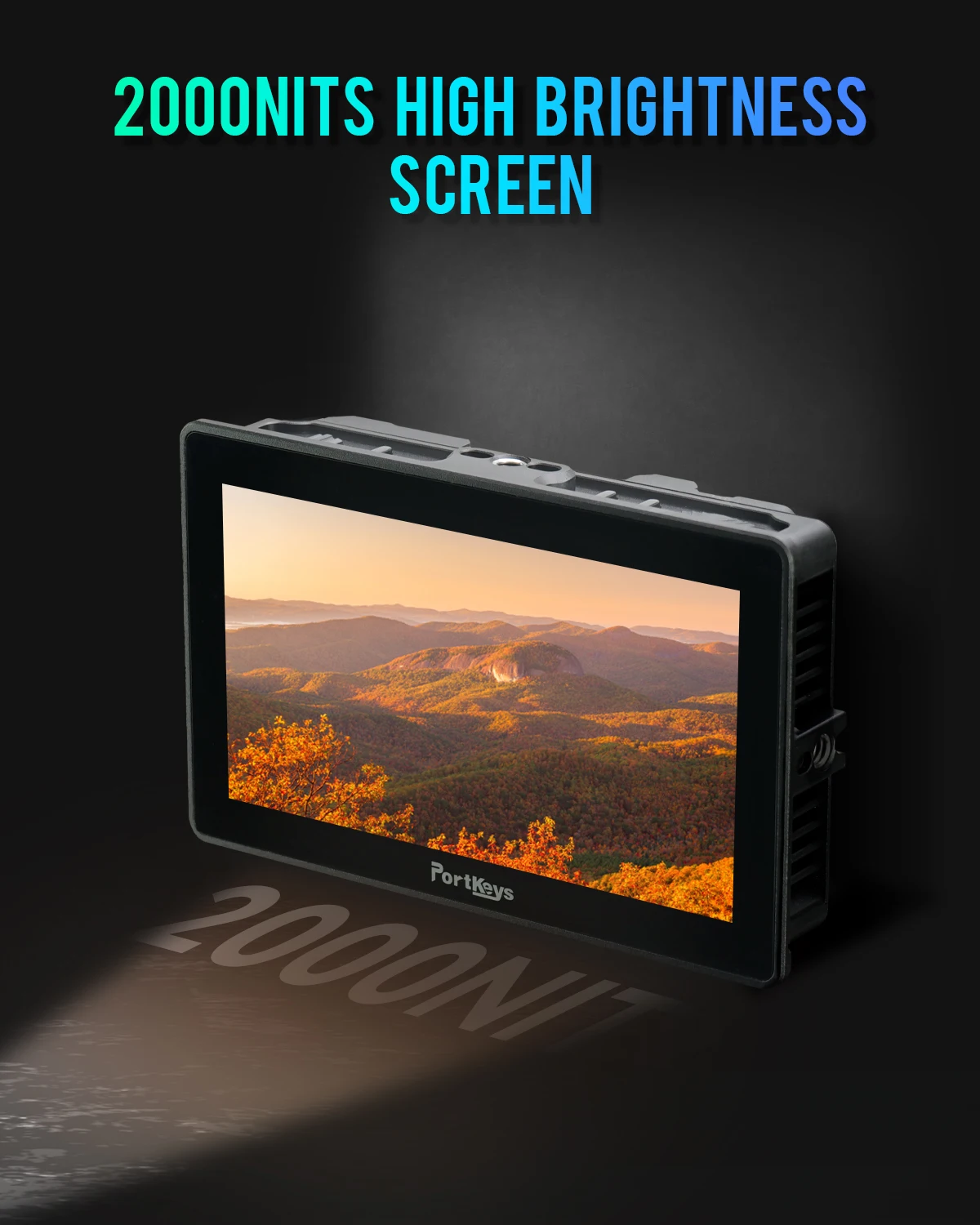 Portkeys BM5 IV 5.5inch Camera Field Monitor 3D LUT Display 1920x1080p Dual Screen Monitor 4K HDMI-USBC for Camera Live Steaming