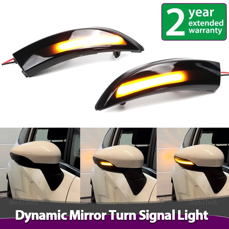 Indicatori Di Direzione Dinamici A LED Per Fiesta MK6 MK7 (2008-2017) E B-Max - Effetto Giallo E Blu, Kit Con Attrezzi - 4