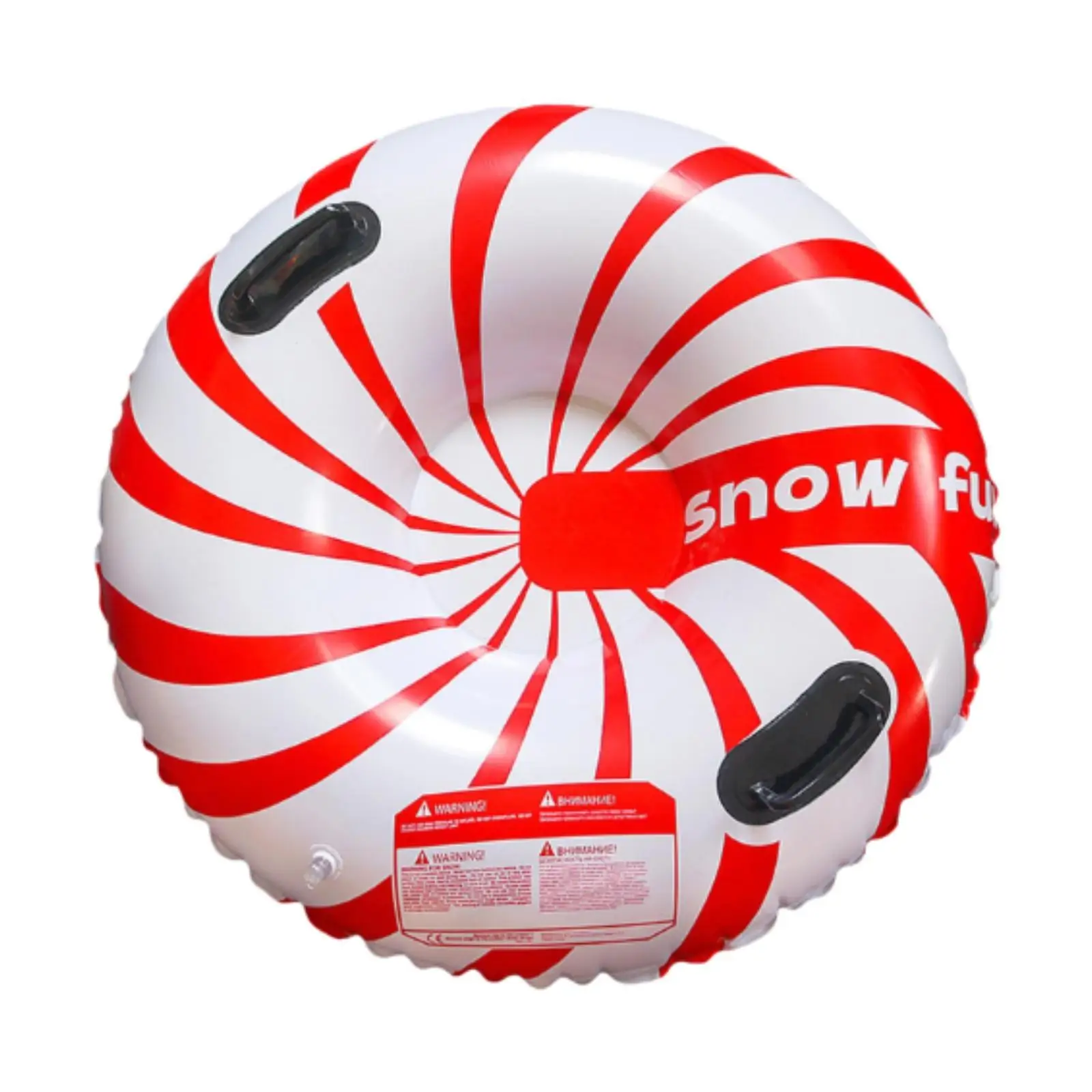Inflatable Snow Tube, Inflatable Sled Gift Portable Sleigh Snow Sledge Skiing