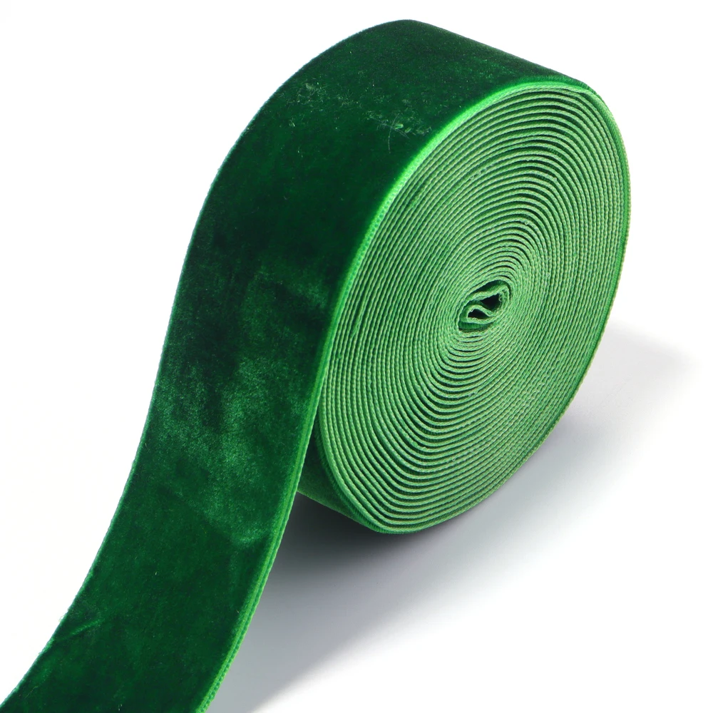 Wine Red Velvet Ribbon for Gift Packaging & Decorations