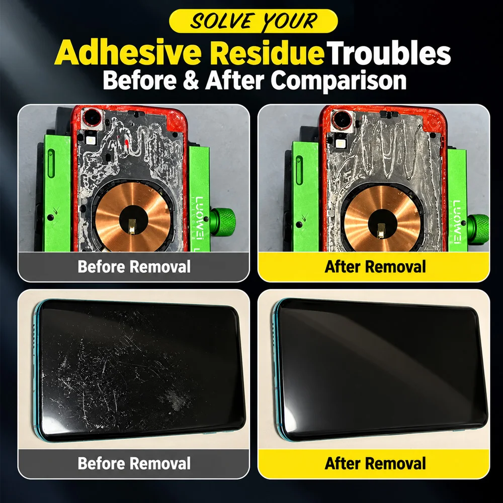 Premium Phone Screen Repair Kit: Complete Adhesive Solution with Tools & Cleaning Accessories