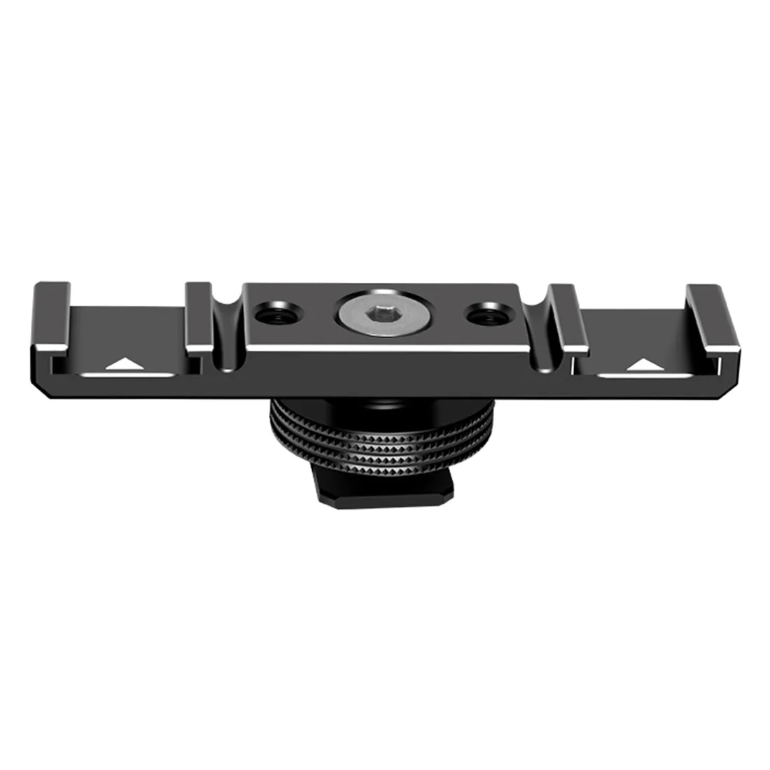 Cold Shoe Mount Adapter Verlängerungsstange Halterung Ständer für Kamera Handy Vlog Video Licht Triple Hot Shoe Plate Mount – Detail 18