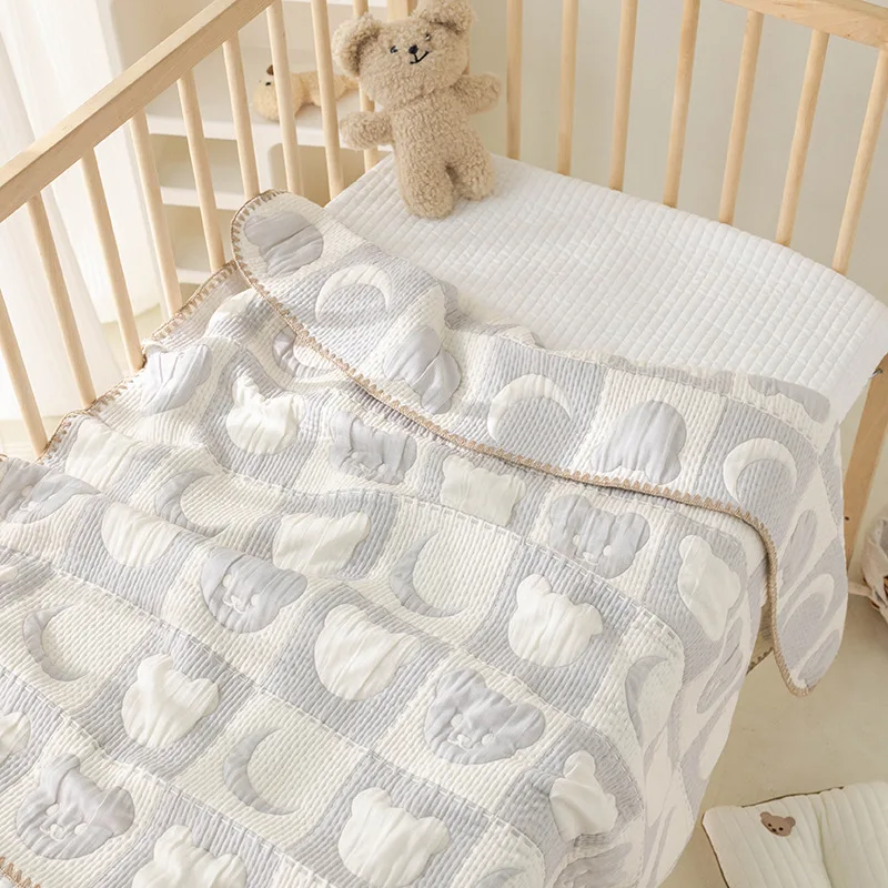 Baby Blankets Newborn Cotton Soft Throw Blanket Infant Swaddle
