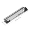 10 Pcs File Folder Document Board Clips Clamps White Metal Scissors Clipboard Holder Mountable Office Mini Binder 4