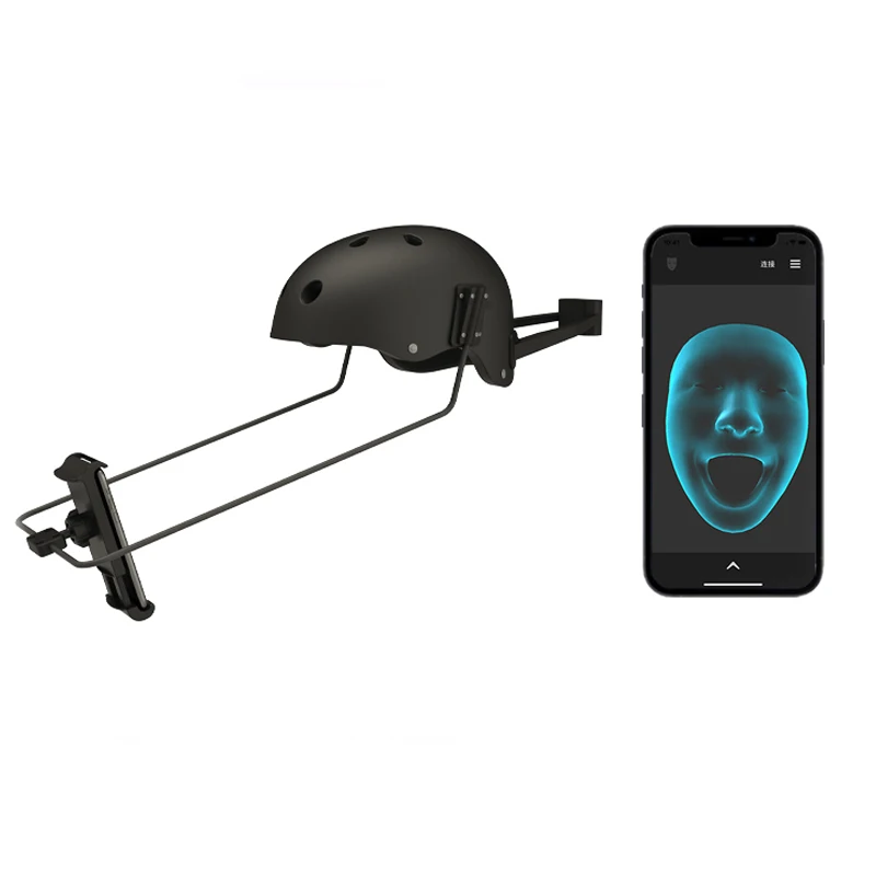 Face Motion Capture Helmet iphoneX Series Gopro Camera Markless Point