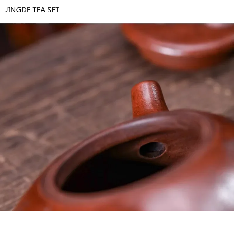 1PCS 380cc Yixing Purple Clay Teapot Handmade by Renowned Master Zhuni Authentic zisha Tea Pot