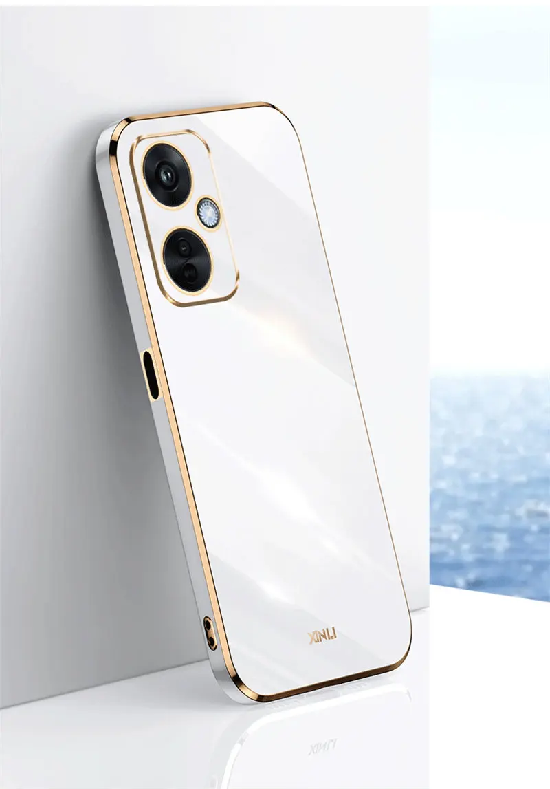 Premium Silicone TPU Plated Back Cover for OnePlus Nord CE 3 Lite 5G