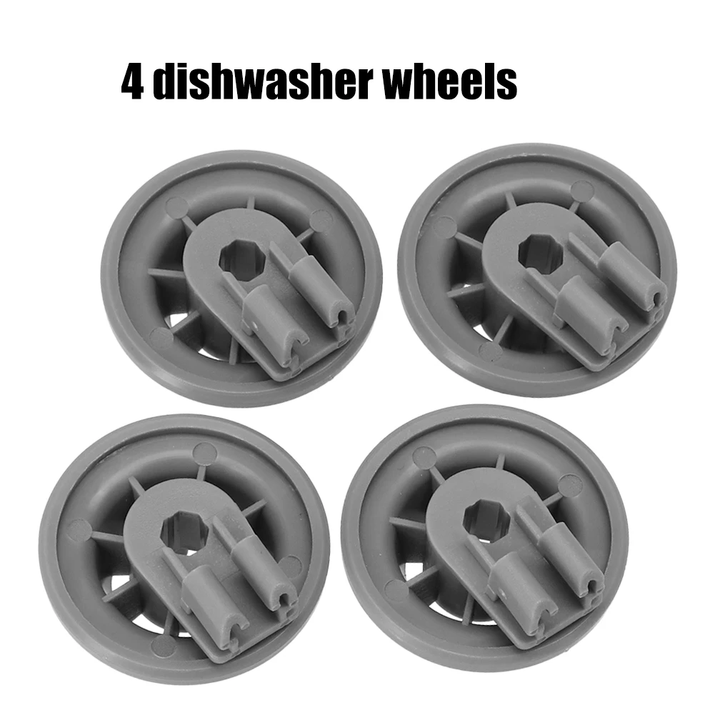 Cutlery Basket, 4pack Roller Accessories For Bosch For Siemens Balay Beko Basket Roll Dishwasher Replacement Lower Basket Spare Wheels