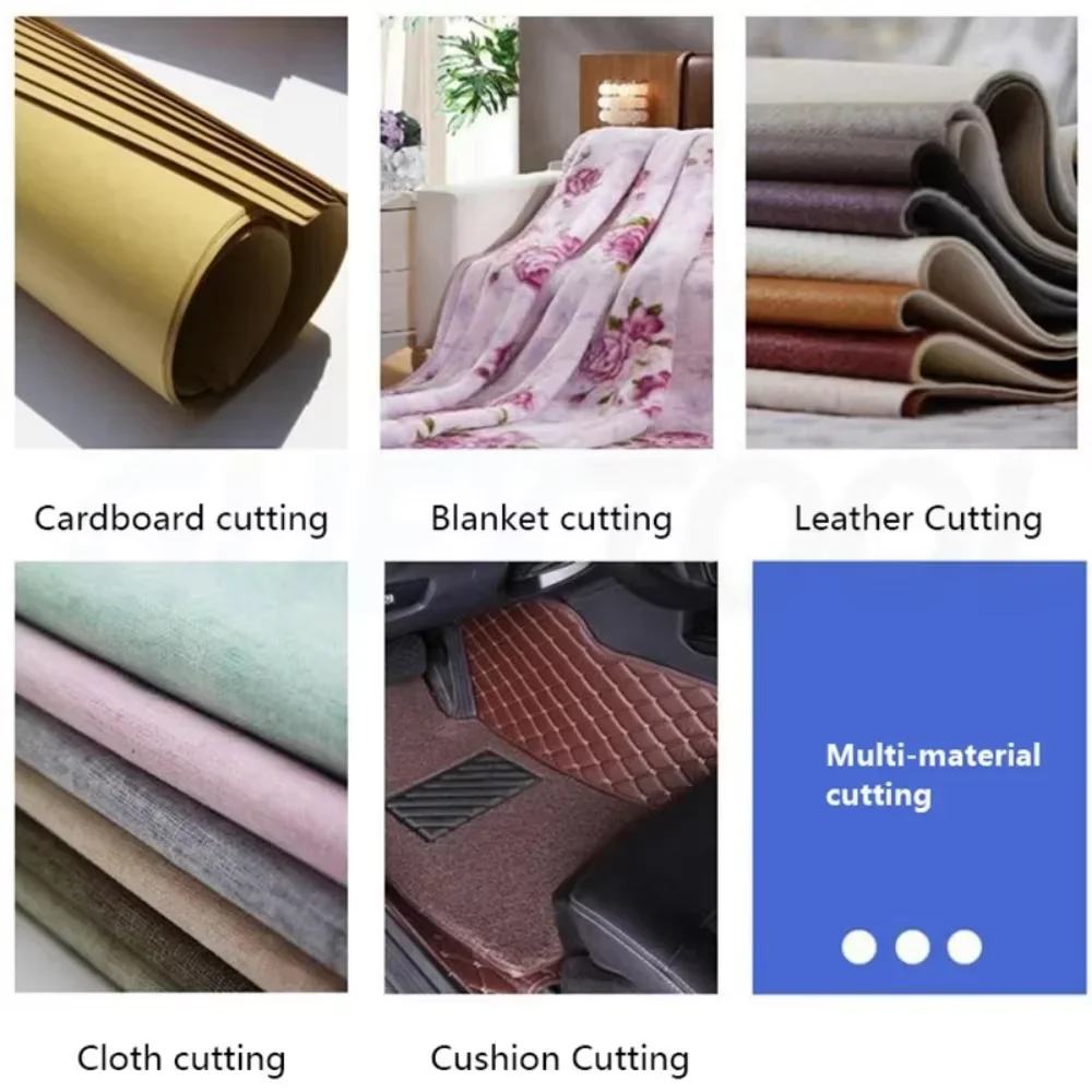 200W 휴대용 전기 로타리 커팅 머신 팔각형 강철 칼 커팅 머신 의류 전기 커팅 머신 5M 케이블