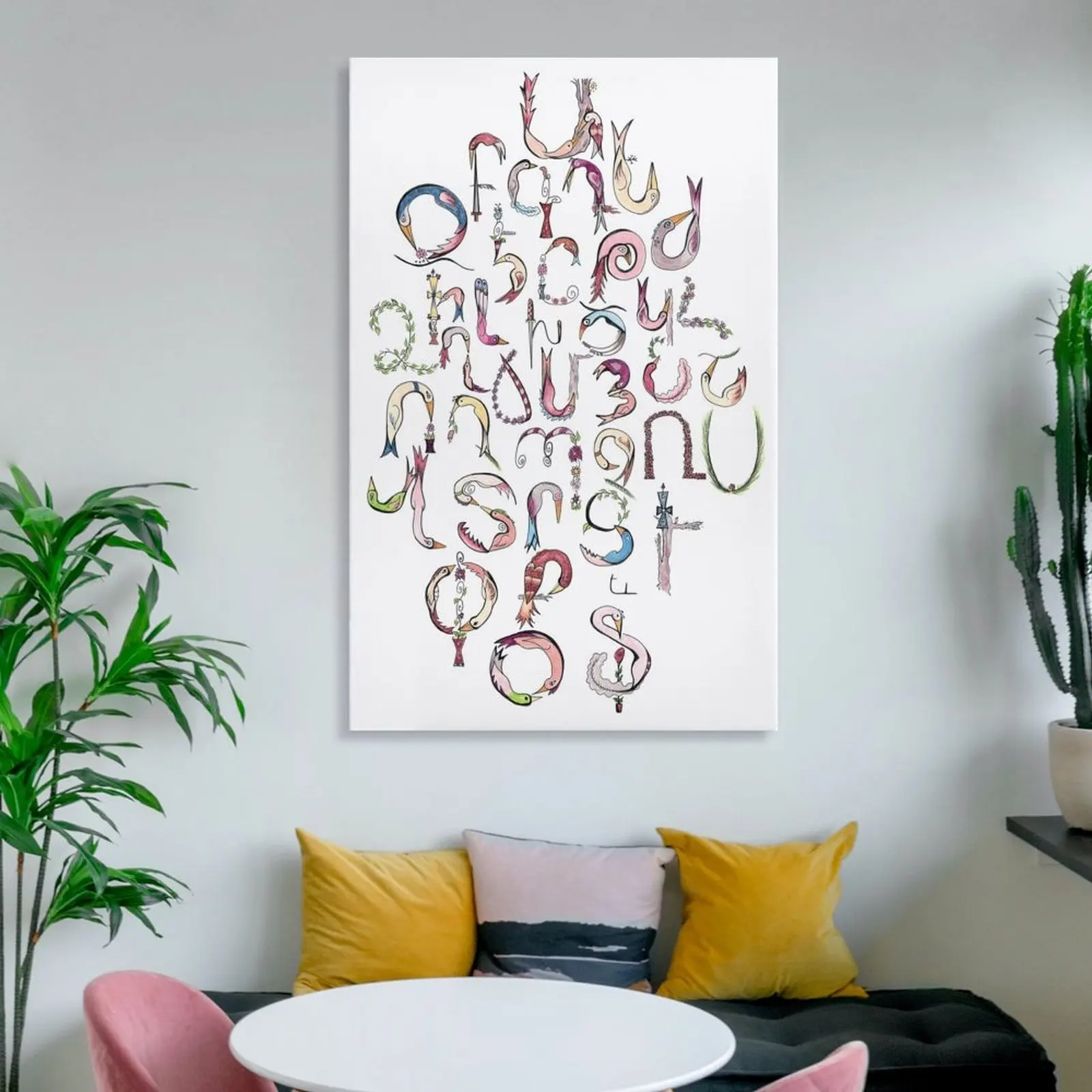 Armenian Alphabet Art Armenian alphabet art