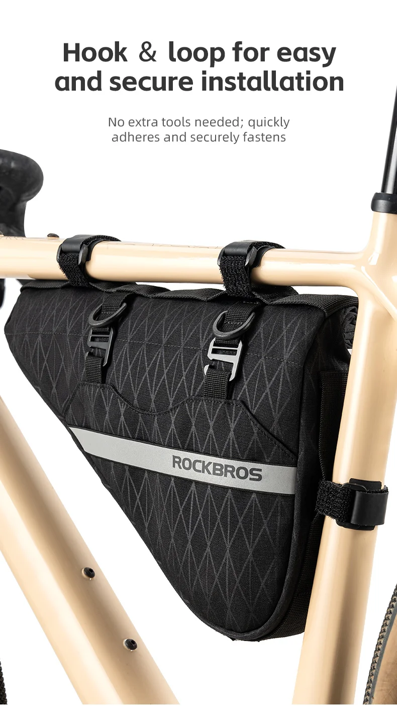 cycling gear storage on frame