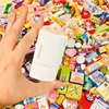 1:12 Mini Dollhouse White Refrigerator With Food Set Kitchen Toys Miniature Furniture Fridge Decorations For Kids Gift 1