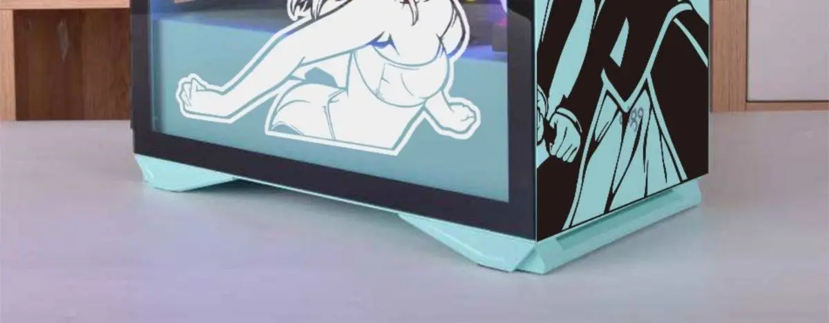 anime decalque para atx computador host decorativo