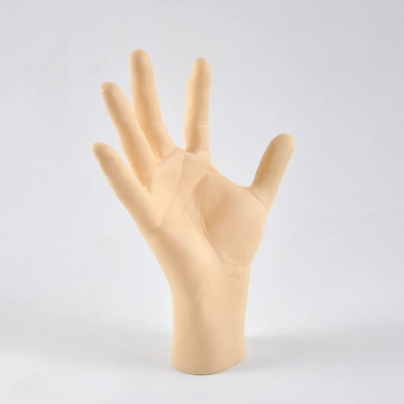New 1pc Male Mannequin Hands Arms For Display Gloves Jewelry Five