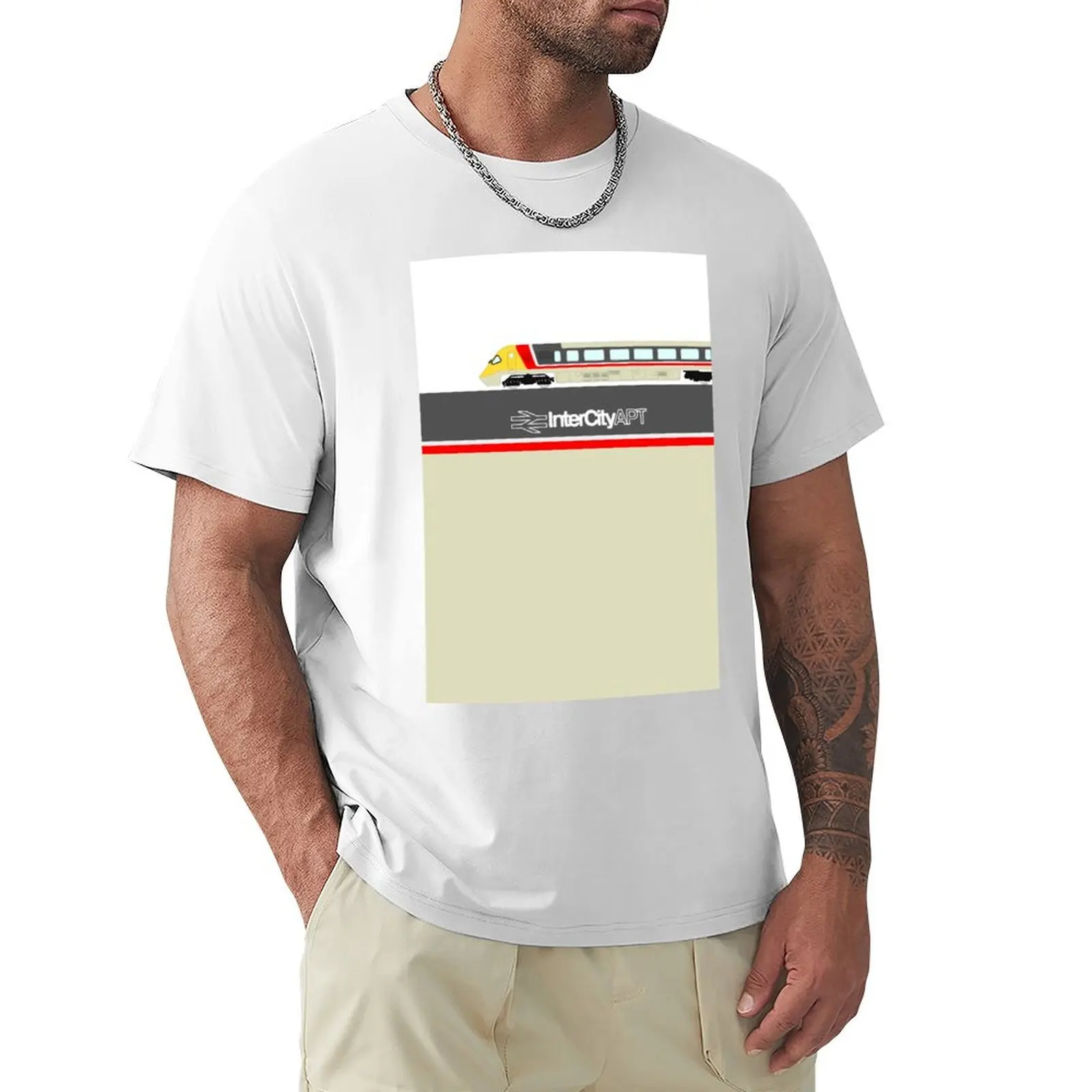 British Railway Intercity Apt-P T-Shirt Blanks Tees New Edition Cute Tops Magliette Grafiche Da Uomo Anime
