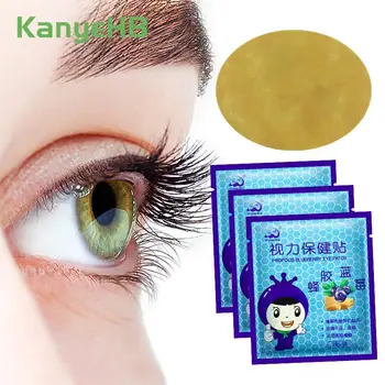 6Pcs=3Bags Herbal Eye Patch Relieve Fatigue Dry Keep Good Vision Protect Eyesight Eye Care Sticker Myopic Massage Plaster A1481