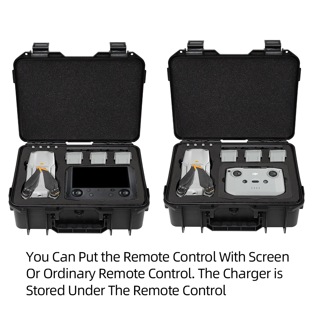 Portable Case Explosion-Proof Box ABS Suitcase for DJI AIR 2S With Screen Remote Control for Mavic Air 2 Storage Box Accessories drone accessories drone storage bag dji case drone case handbag case camera carrying case