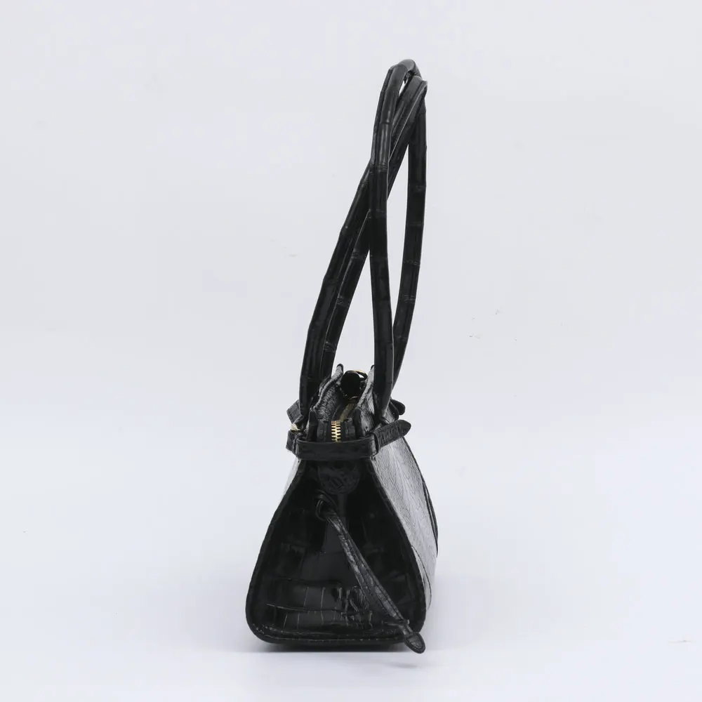 Genuine crocodile leather handbag
