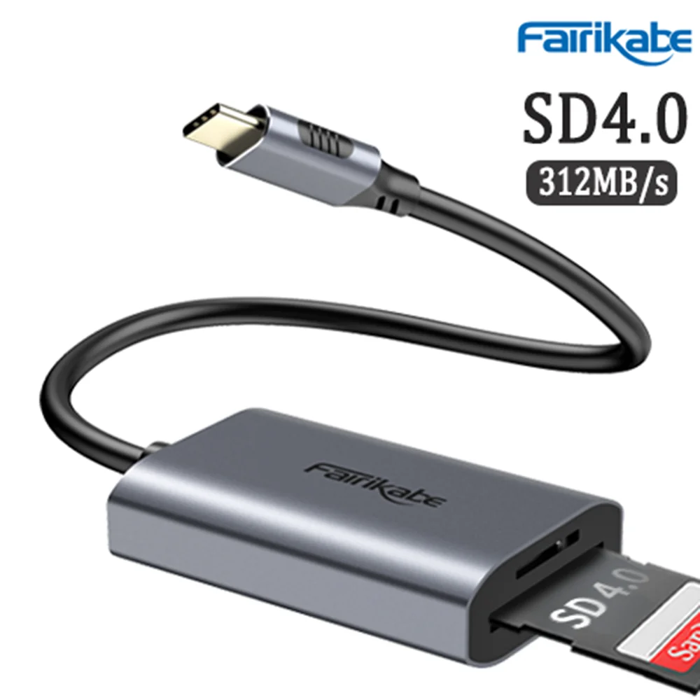 SD TF to TypeC Card Reader 4.0 Video Capture Memory Card Reader SD Tf Reader for 15Pro iPad PC Laptop Photo Studio K