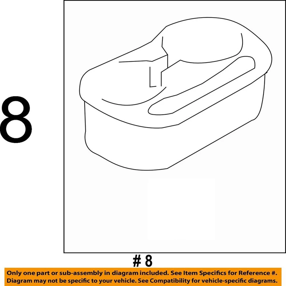 스바루 BRZ 2013-2020 센터 콘솔 컵 홀더 새로운 92134CA000 자동차 부품 액세서리