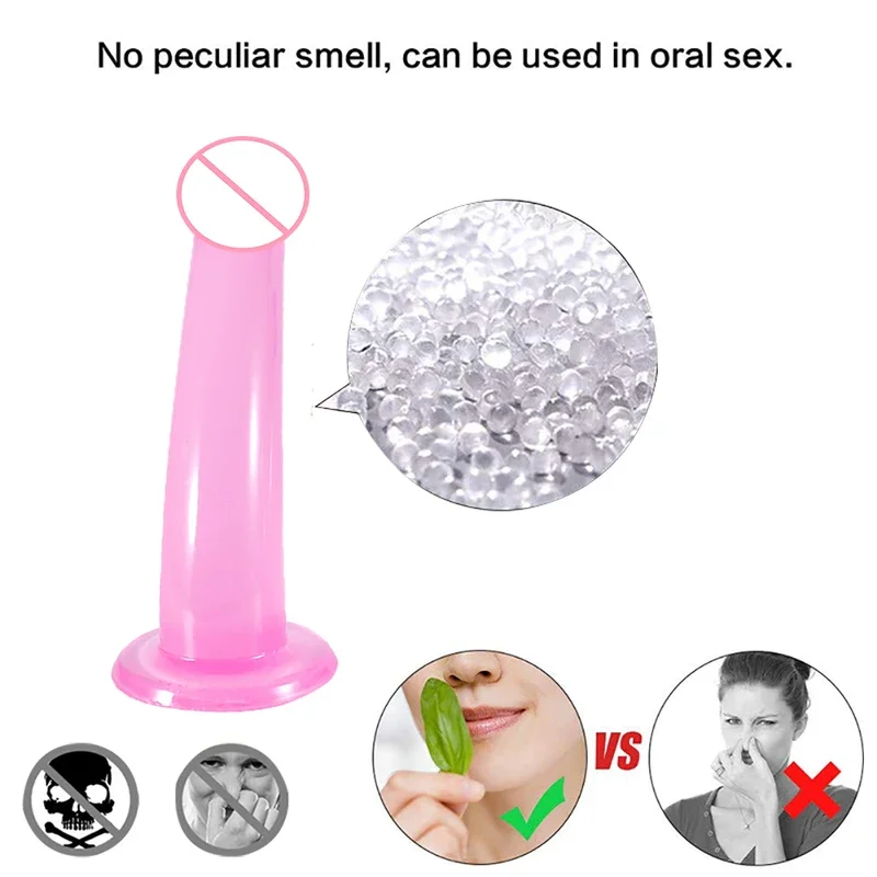 Men's Strap-on Jelly Penis Dildo Pants Anal Sex Toys for Women Men Women Gay Dildos Strapon Harness Belt Adult Games Lesbian