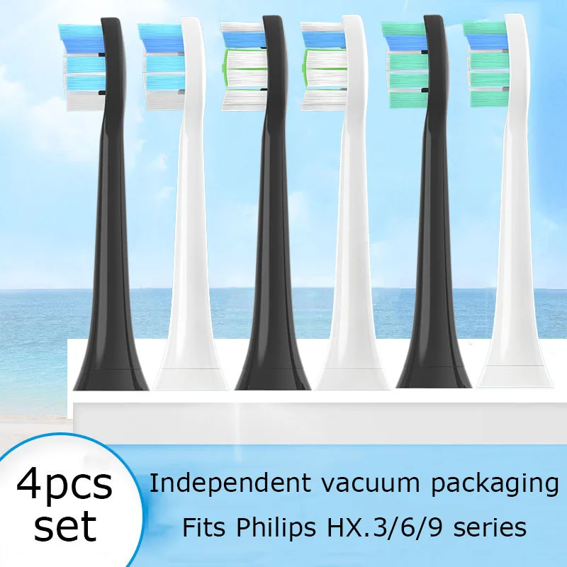 Electric Toothbrush Heads for Philips Sonicare Diamond Oral Hygiene Clean FlexCare Replacement Soft Tooth Brush Heads Nozzles 8 pcs electric toothbrush replacement heads soft dupont bristles nozzles tooth brush heads for philips sonicare oral care