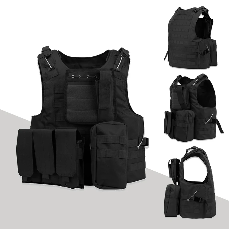 

Amphibious Airsoft Paintball Tactical Military Assault Panel Vest Men's Vest Combat Hunting Vest CS Outdoor Jungle Equipment