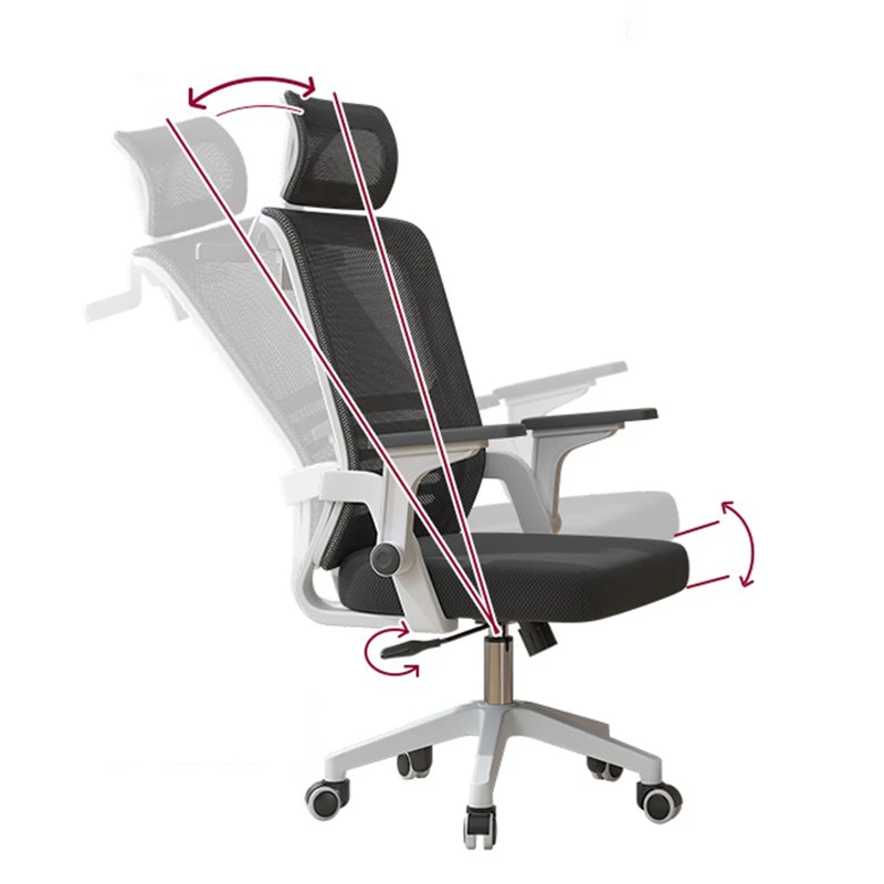 Ergonomic Adjustable Desk Gaming Chair Pc Office Swivel Lounges Chair