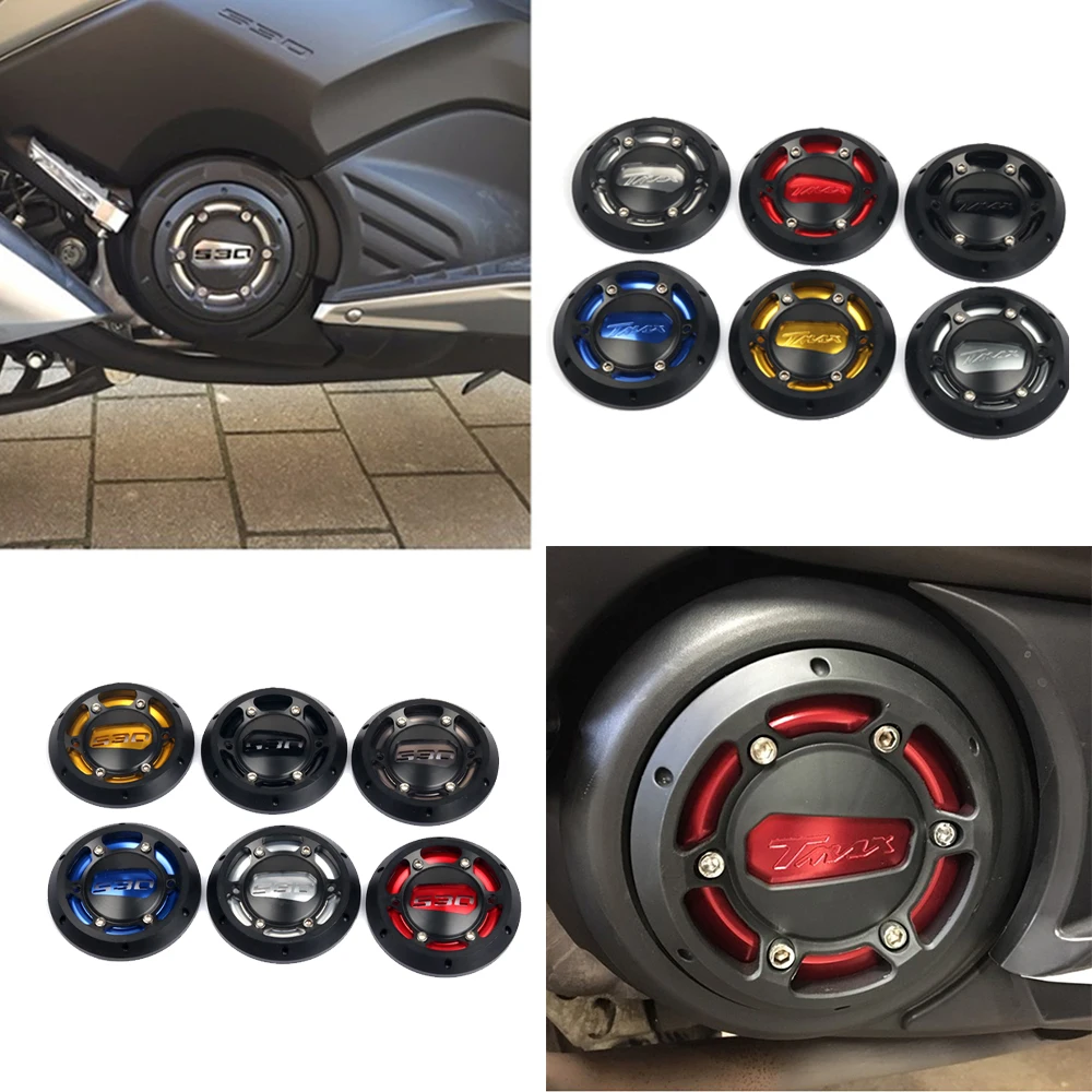 Motorcycle Engine Cover Motorcycle Engine Stator Cover Protector Guard Slider For Yamaha TMAX530 TMAX 530 TMAX 530 T-MAX530 TMAX500 500 T MAX 500
